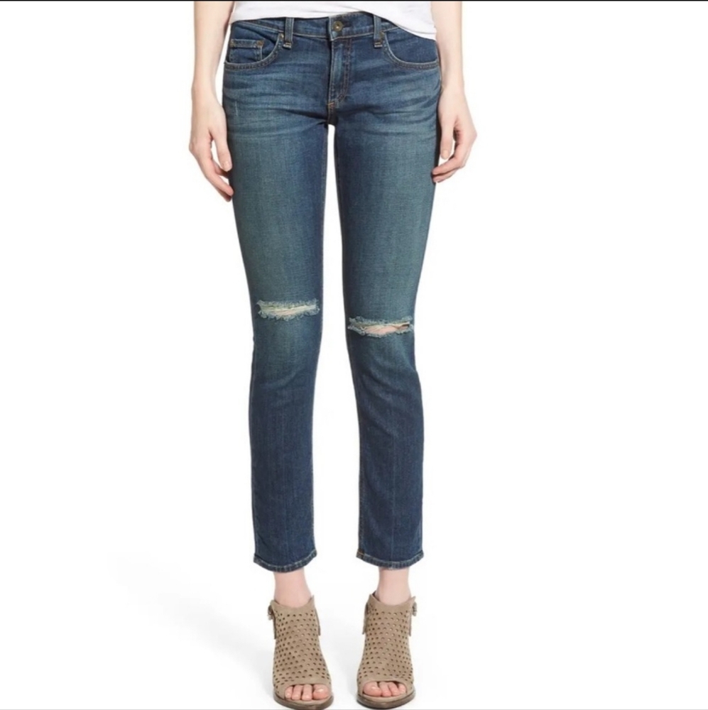 Rag & Bone Tomboy Distressed Jeans size 28 - Picture 2 of 11